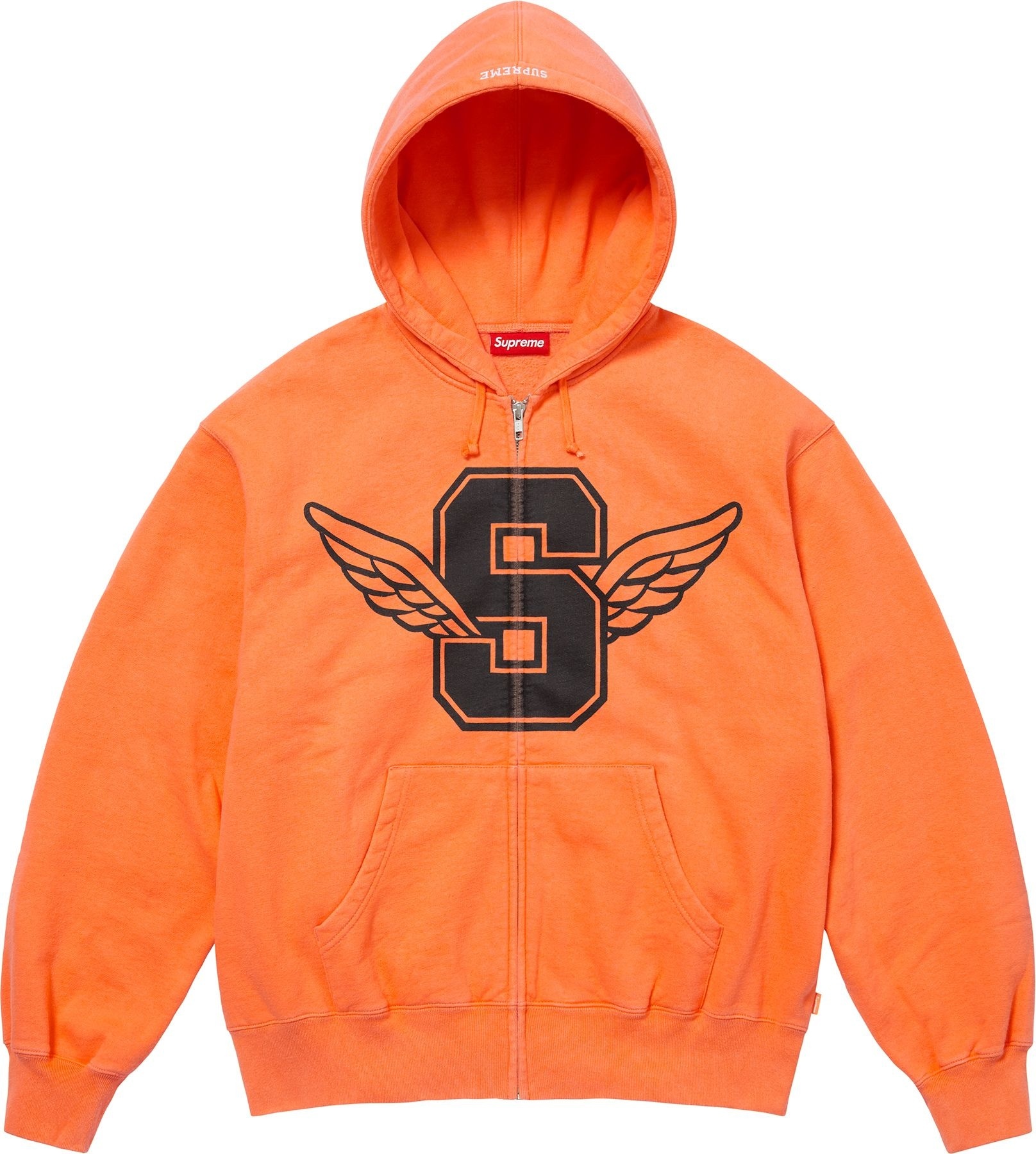 Wings Zip Up Hooded Sweatshirt view 3